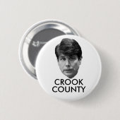 BADGE ROND 5 CM LE COMTÉ DE CROOK (Devant & derrière)