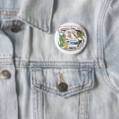 Badge Rond 5 Cm le congrès fou (En situation)