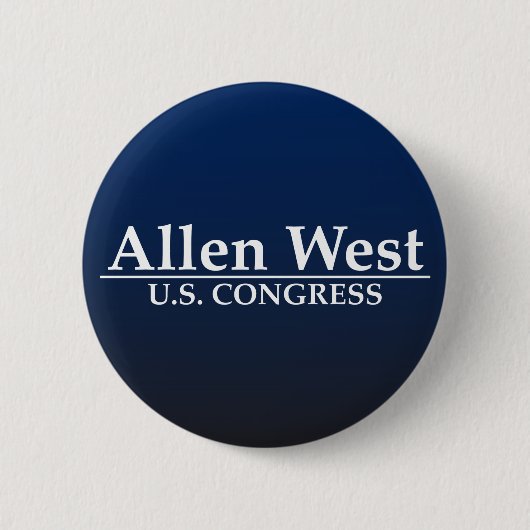 Badge Rond 5 Cm Le congrès occidental d'Allen États-Unis (Devant)
