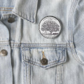 Badge Rond 5 Cm Le Connecticut (En situation)