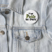 Badge Rond 5 Cm Le Cornichon Parlant (En situation)