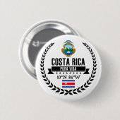 Badge Rond 5 Cm Le Costa Rica (Devant & derrière)