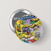 Badge Rond 5 Cm Le courageux et le courageux numéro 29 - Mai (Devant & derrière)