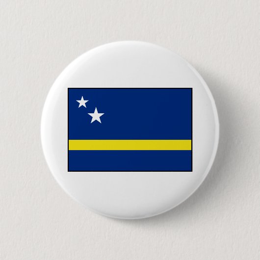 Badge Rond 5 Cm Le Curaçao - drapeau de Curacaoan (Devant)