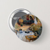 Badge Rond 5 Cm Le déjeuner de Claude Monet (Devant & derrière)