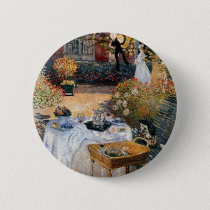 Badge Rond 5 Cm Le déjeuner de Claude Monet