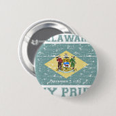 Badge Rond 5 Cm Le Delaware (Devant & derrière)