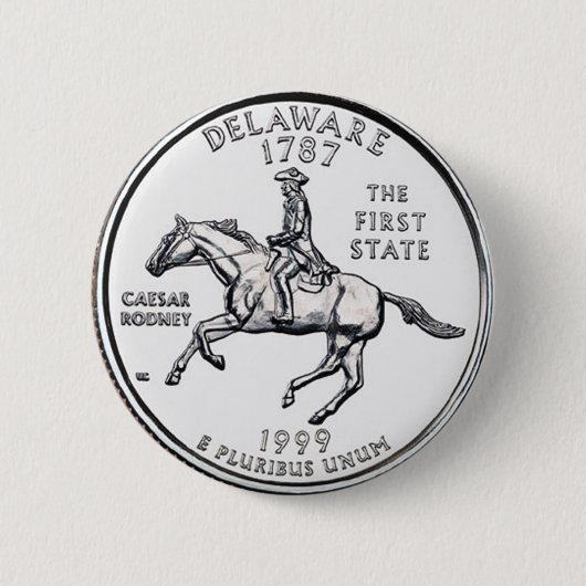 Badge Rond 5 Cm Le Delaware (Devant)