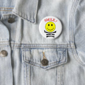 Badge Rond 5 Cm Le demain sera plus mauvais (En situation)