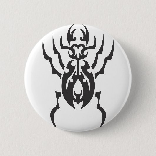 Badge Rond 5 Cm Le dendroctone tribal (Devant)