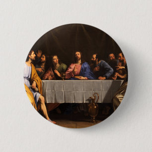 Badge Rond 5 Cm Le dernier dîner avec des disciples