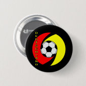 Badge Rond 5 Cm le deutschland Fussball 2010 (Devant & derrière)