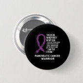 Badge Rond 5 Cm Le Devil- Pancréatique Cancer Sensibilisation Rib (Devant & derrière)