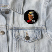Badge Rond 5 Cm Le Diable Président Trump Diable Anti-Christ - Enf (En situation)