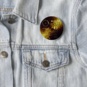 Badge Rond 5 Cm Le disque d'or de Voyager (En situation)