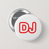 BADGE ROND 5 CM LE DJ (Devant & derrière)