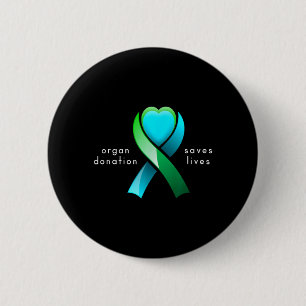 Badge Rond 5 Cm Le don d'organes sauve des vies et la sensibilisat