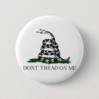 Badge Rond 5 Cm Le drapeau de Gadsden "ne marchent pas sur moi "