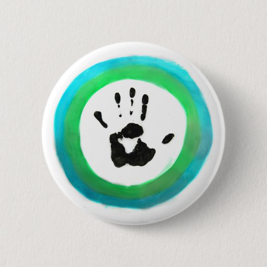 Badge Rond 5 Cm Le drapeau humain (Devant)