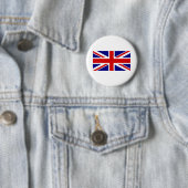 Badge Rond 5 Cm Le drapeau Union Jack (En situation)