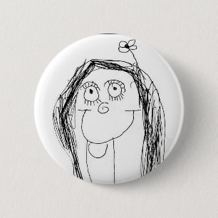 Badge Rond 5 Cm Le Drawing de Your Child