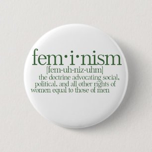 Badge Rond 5 Cm Le féminisme défini