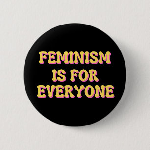 Badge Rond 5 Cm Le féminisme est pour tous