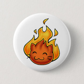 Badge Rond 5 Cm Le feu de Fox