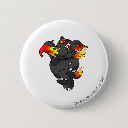 Badge Rond 5 Cm Le feu d'Elephante (Devant)