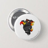 Badge Rond 5 Cm Le feu d'Elephante (Devant & derrière)