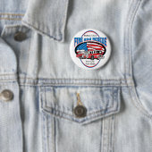 Badge Rond 5 Cm Le feu et délivrance faits sur commande (En situation)