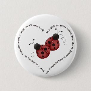 Badge Rond 5 Cm Le fil rouge