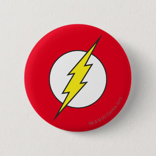 Badge Rond 5 Cm Le Flash Éclair