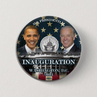 Badge Rond 5 Cm Le fond 2013 d'inauguration d'Obama