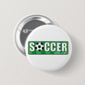 Badge Rond 5 Cm Le football (Devant & derrière)