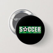 Badge Rond 5 Cm Le football (Devant & derrière)