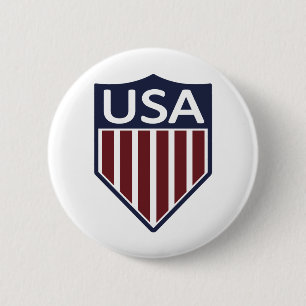 Badge Rond 5 Cm Le football 1950 des Etats-Unis