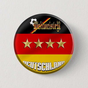 Badge Rond 5 Cm Le football de l'Allemagne