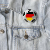 Badge Rond 5 Cm Le football de l'Allemagne (En situation)