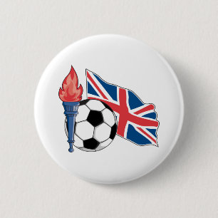 Badge Rond 5 Cm Le football de l'Angleterre