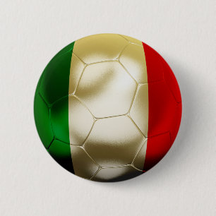 Badge Rond 5 Cm Le football de l'Italie