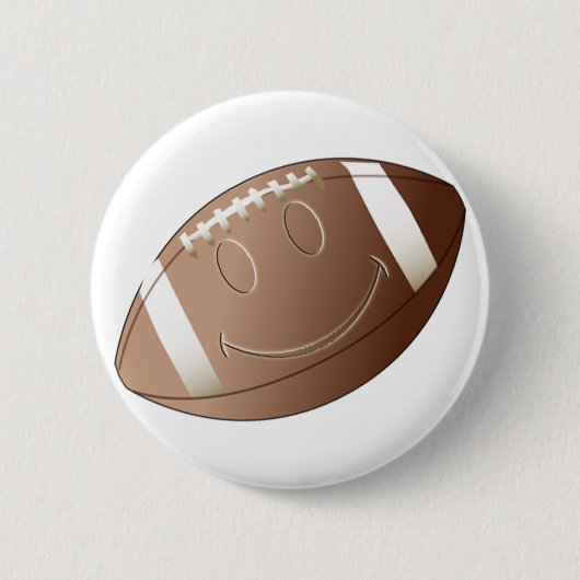 BADGE ROND 5 CM LE FOOTBALL DE VISAGE (Devant)