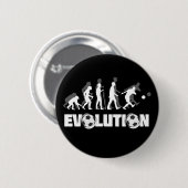 Badge Rond 5 Cm Le football d'évolution (Devant & derrière)