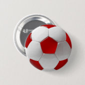Badge Rond 5 Cm Le football du Danemark (Devant & derrière)