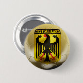 Badge Rond 5 Cm Le football du Deutschland (Devant & derrière)