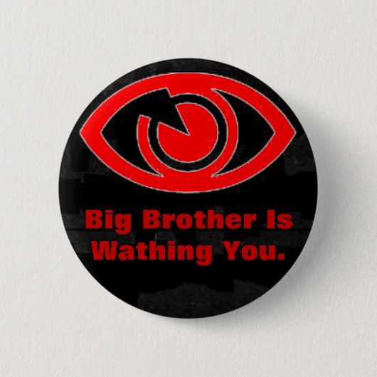 Badge Rond 5 Cm le frère vous observe. bouton (Devant)