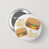 Badge Rond 5 Cm Le fromage (Devant & derrière)