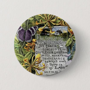Badge Rond 5 Cm Le Fruit De L'Esprit
