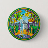 Badge Rond 5 Cm Le Garden de la main (Devant)