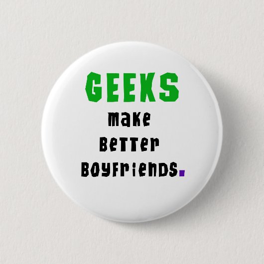 Badge Rond 5 Cm Le geeks fait de meilleurs amis (Devant)